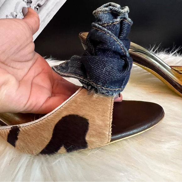 DOLCE & GABBANA Ponyhair Slide Sandals 👡 - Picture 6 of 11